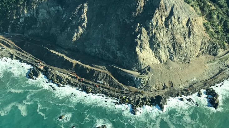 Kaikoura coastline