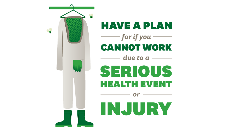 have a plan for if you cannot work due to a serious health event or injury 