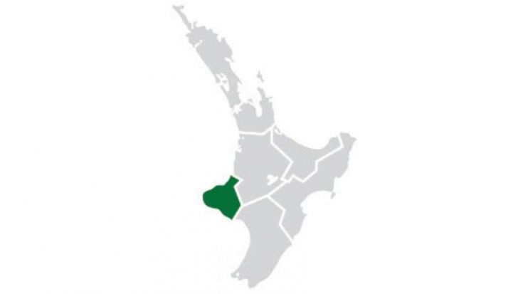 Taranaki region in North Island 