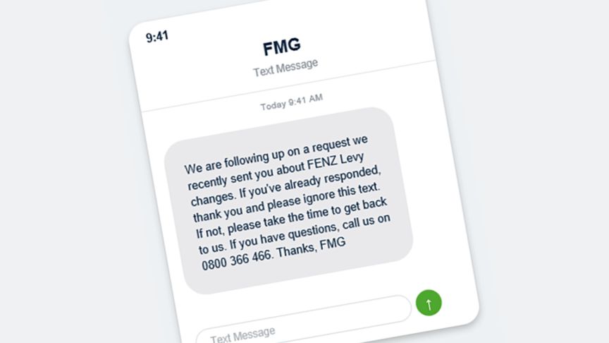 FENZ text message