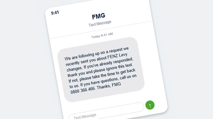 FENZ text message