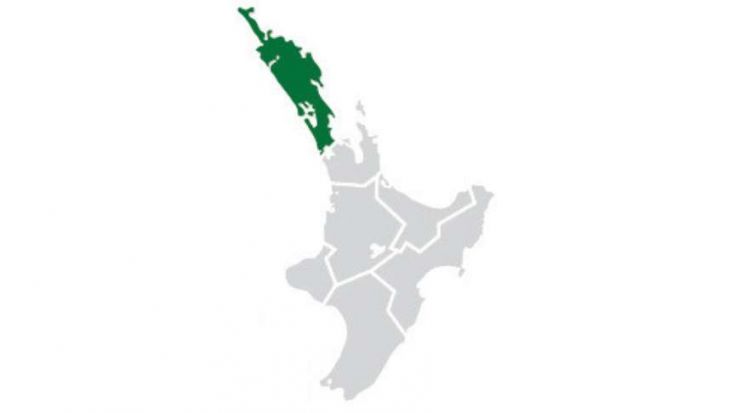 Northland region in North Island 