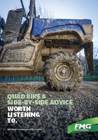 cover page showing quad bike in field 