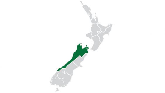 Nelson / Tasman / Marlborough / West Coast Map 