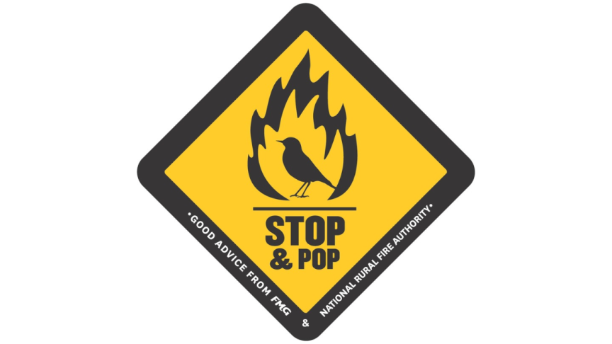 Stop and pop sticker 