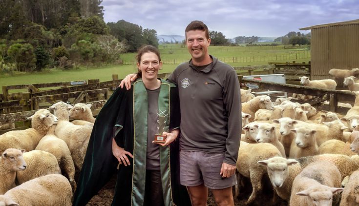 Tim and Emma. FMG Young Farmer of the Year winners 