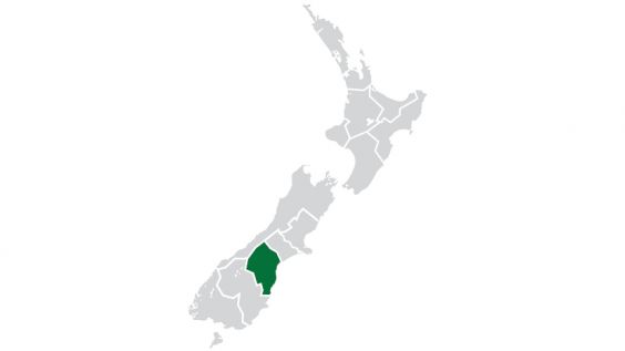 Sth Canterbury Nth Otago map