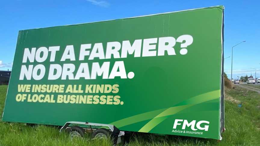 Billboard. Not a farmer, no drama. 